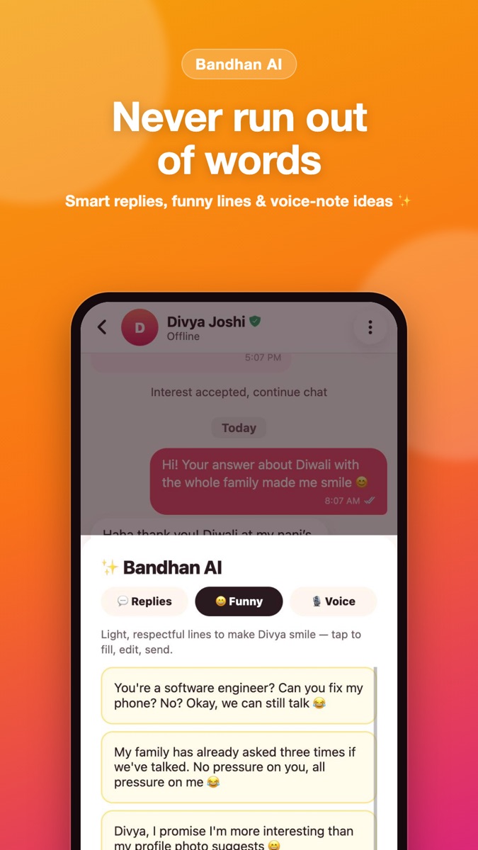 BandhanOne app screen